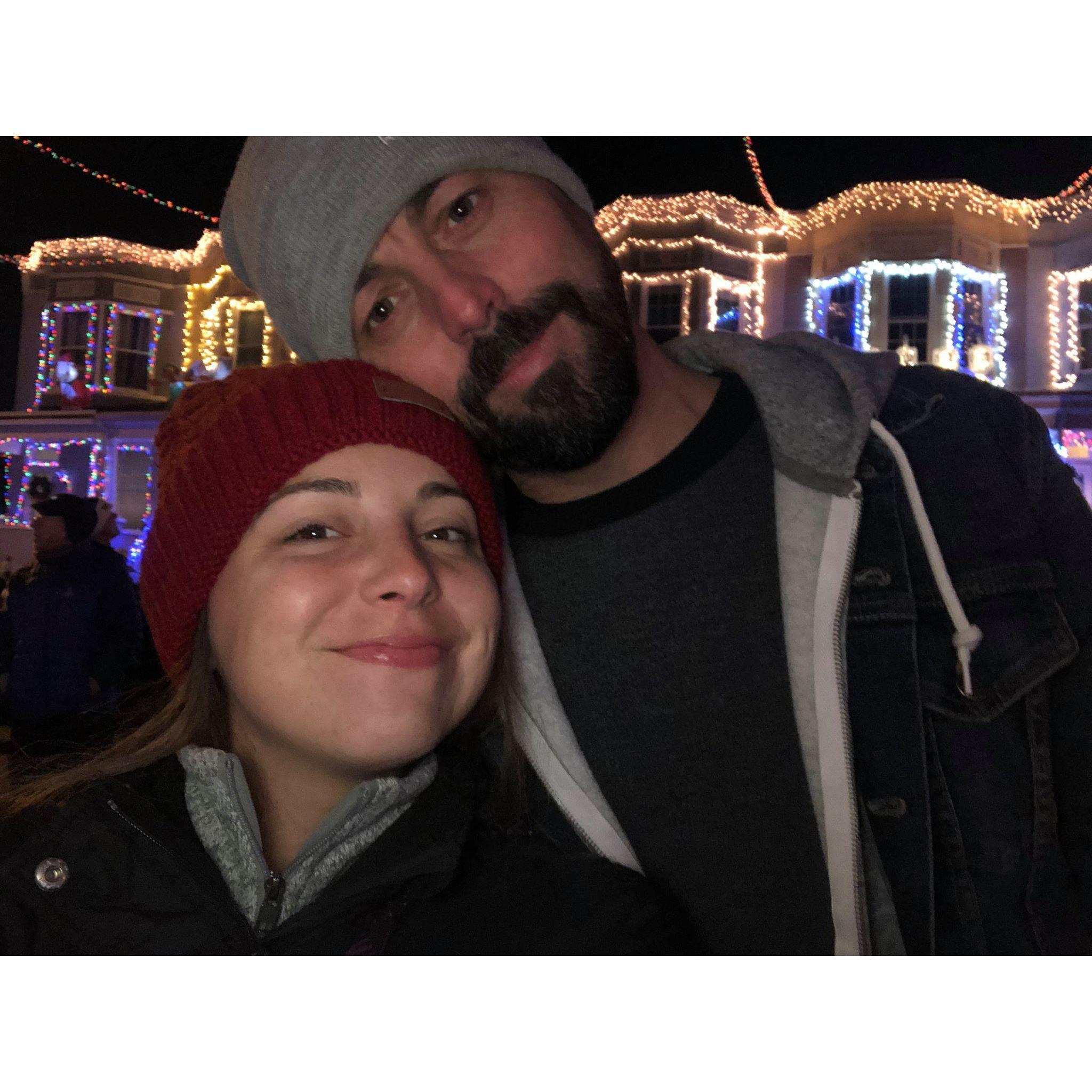 Baby it's cold outside! 34th Street to see Christmas lights!