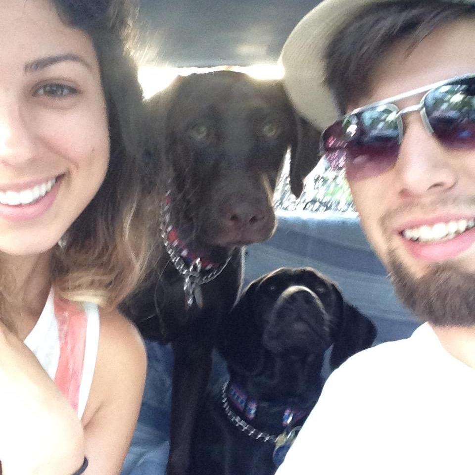 on our way to NH for our first camping trip! 2014