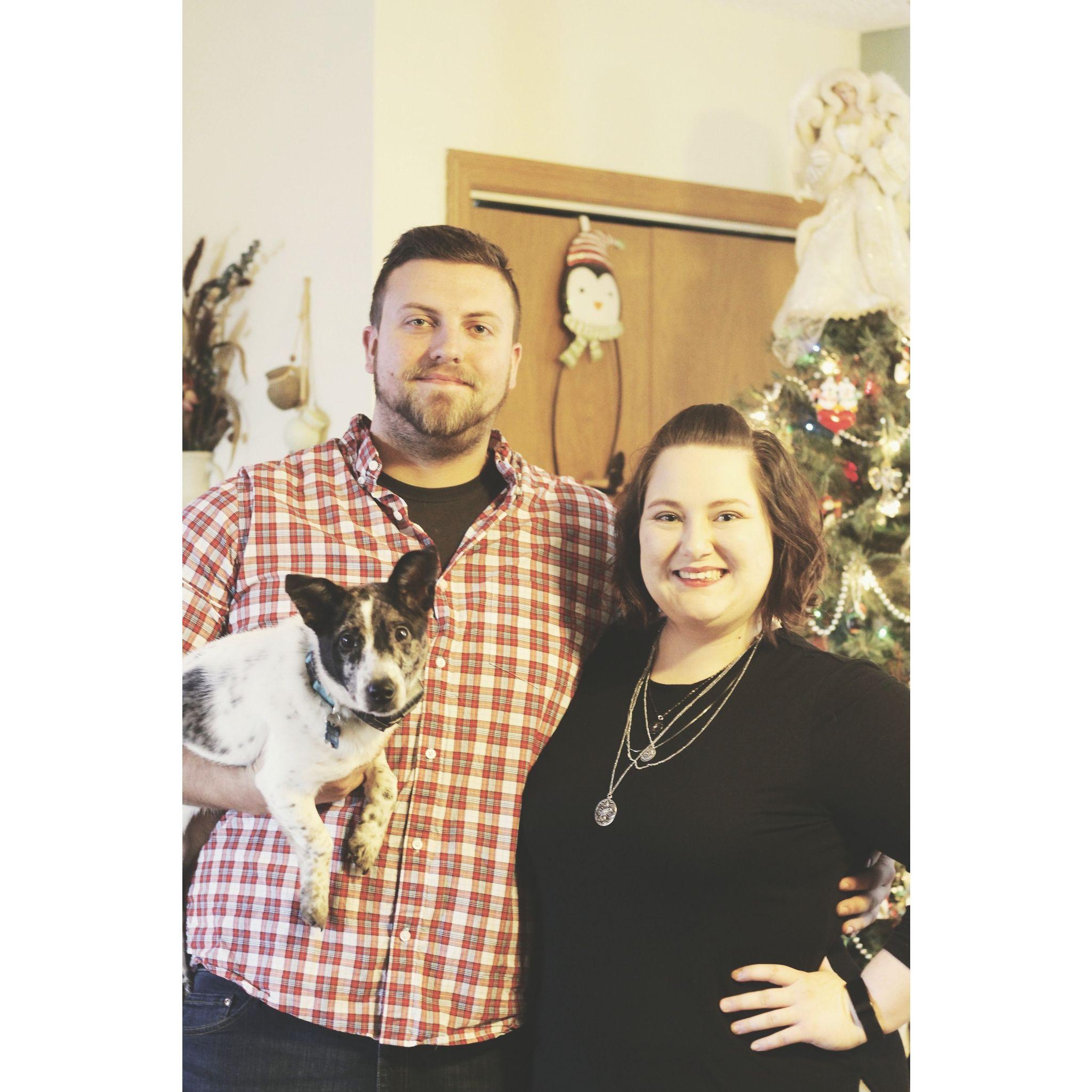 Our first family photo with Pepper!