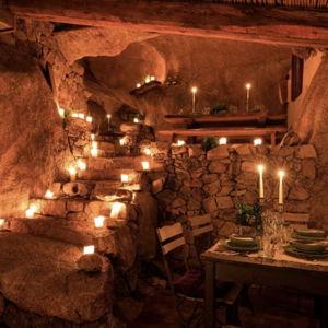 Honeymoon - Supper at La Grotte