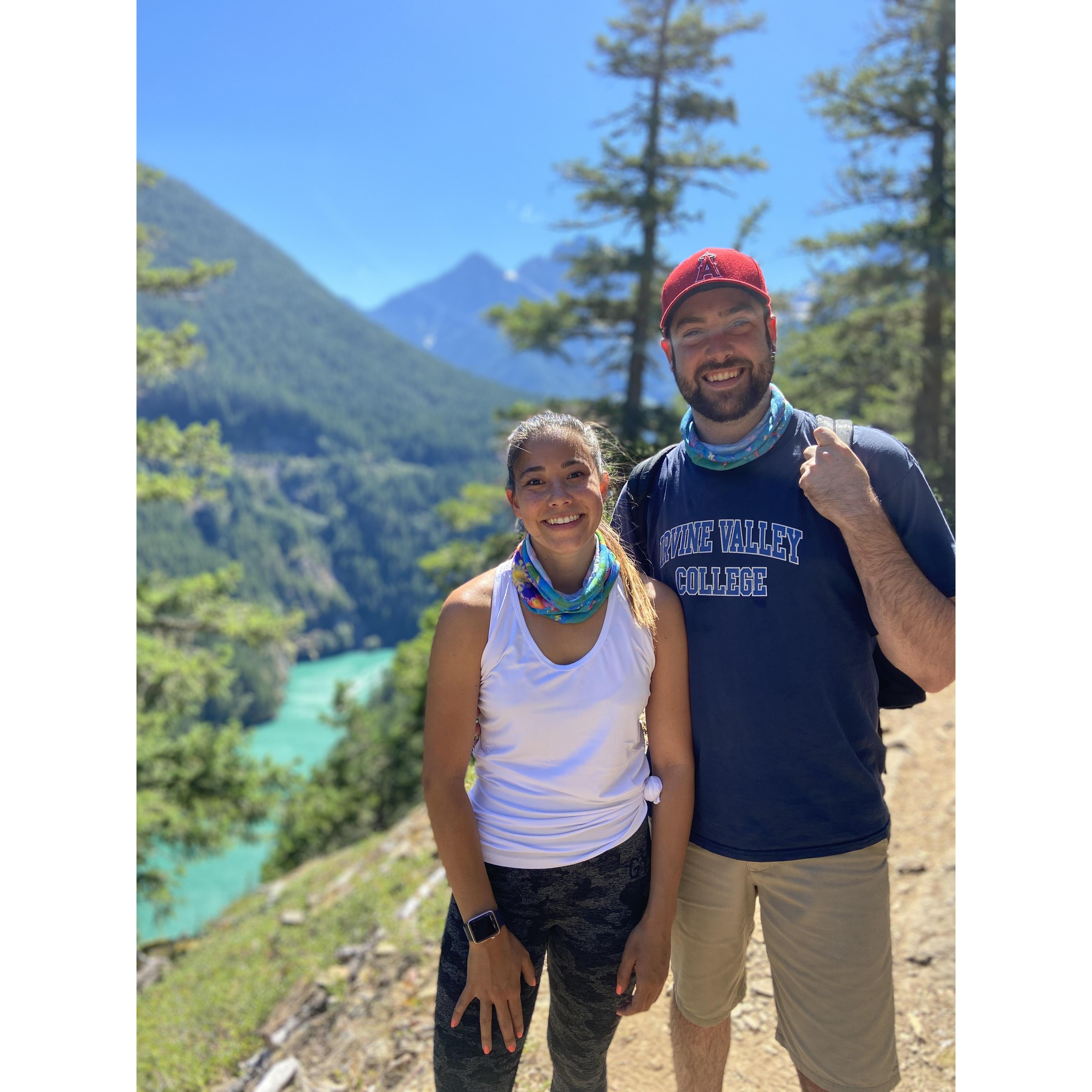 Hiking in the North Cascades National Park, 2020