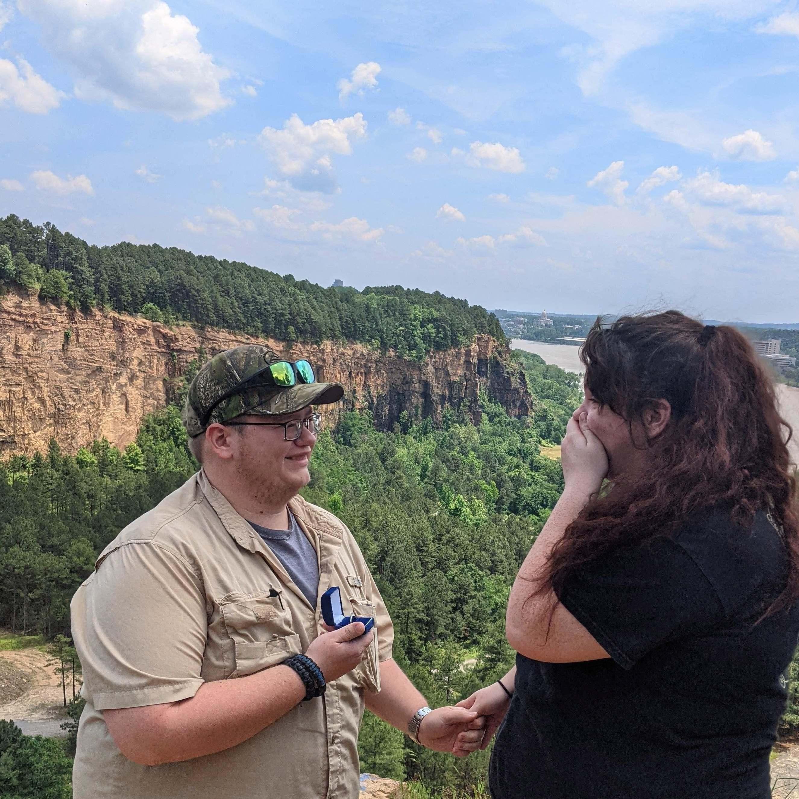 May 22nd, 2022. Bodon proposed while on a hike