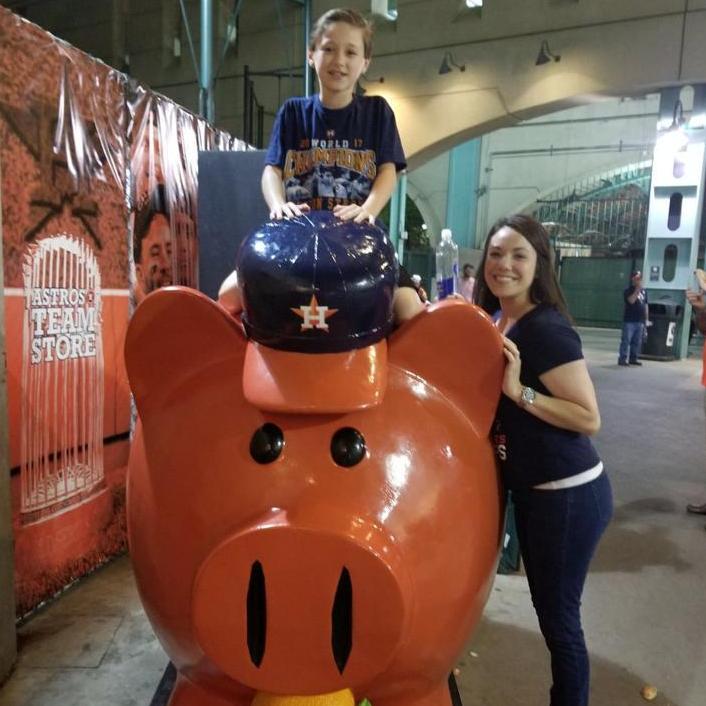 Astros game with the T-Man!