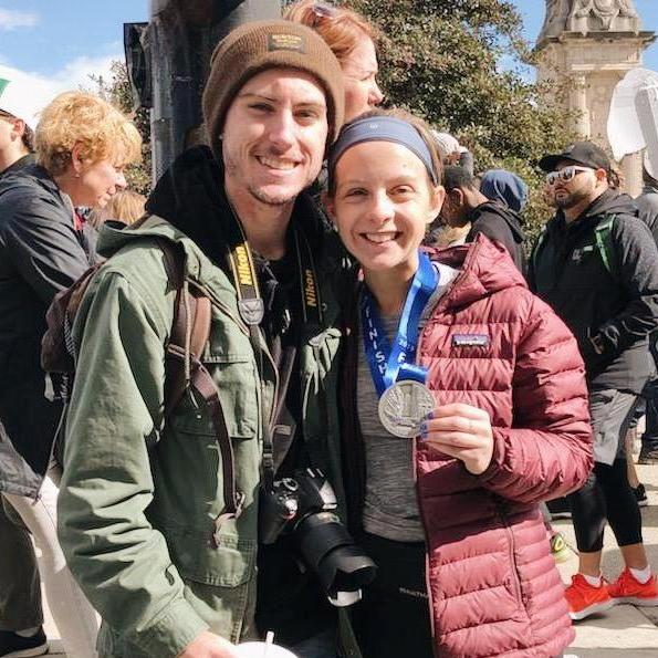 After Mik ran the Chicago marathon on 2019!
