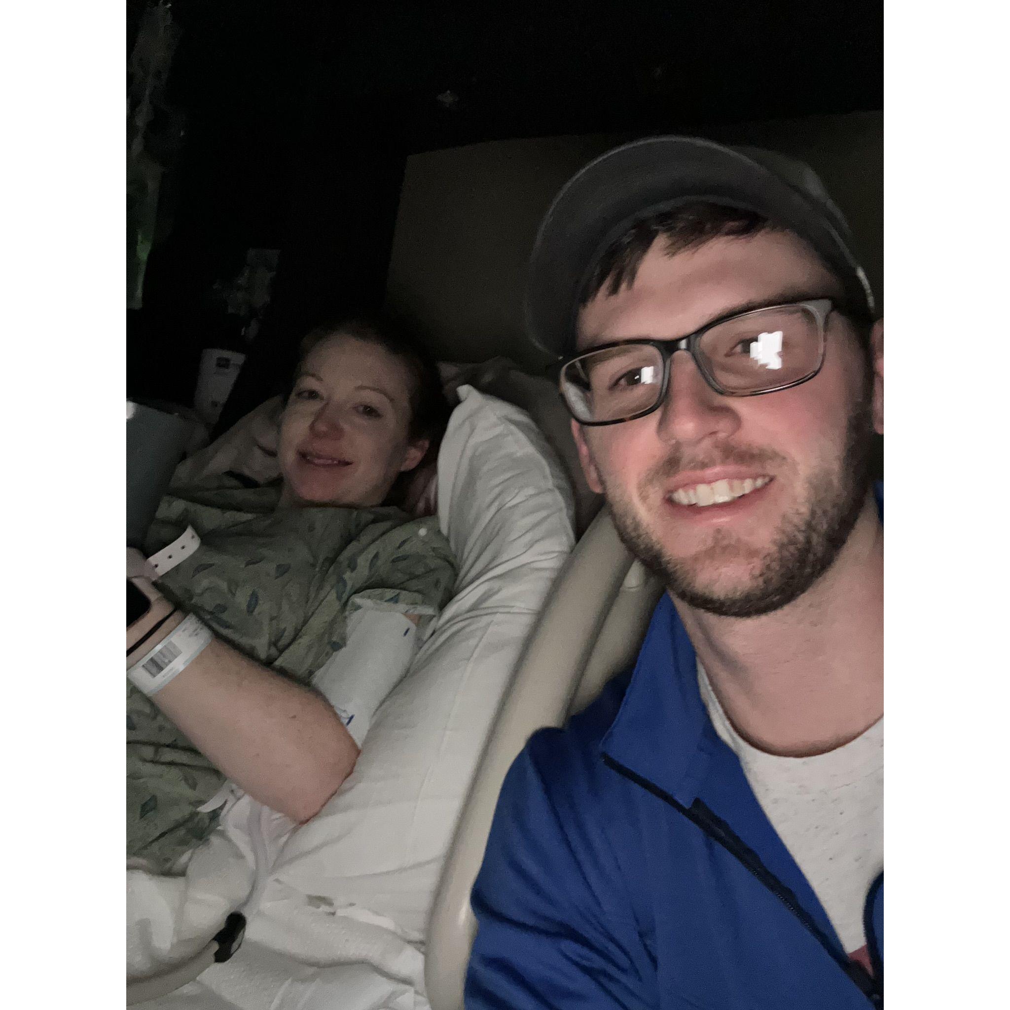 Our last photo as a family of two. January 17, 2023