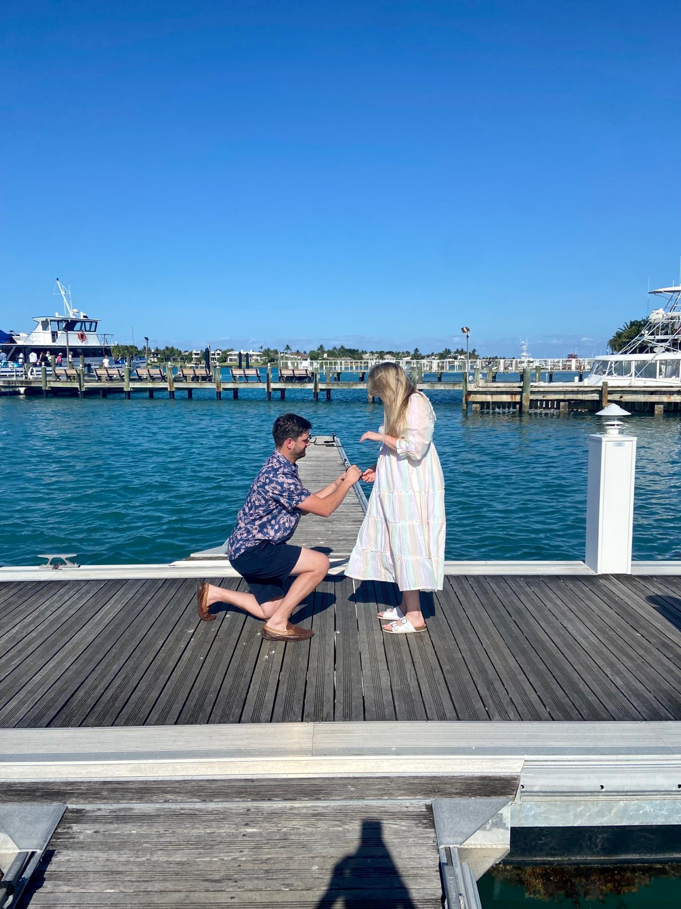 The moment Libby said yes to her forever best friend!