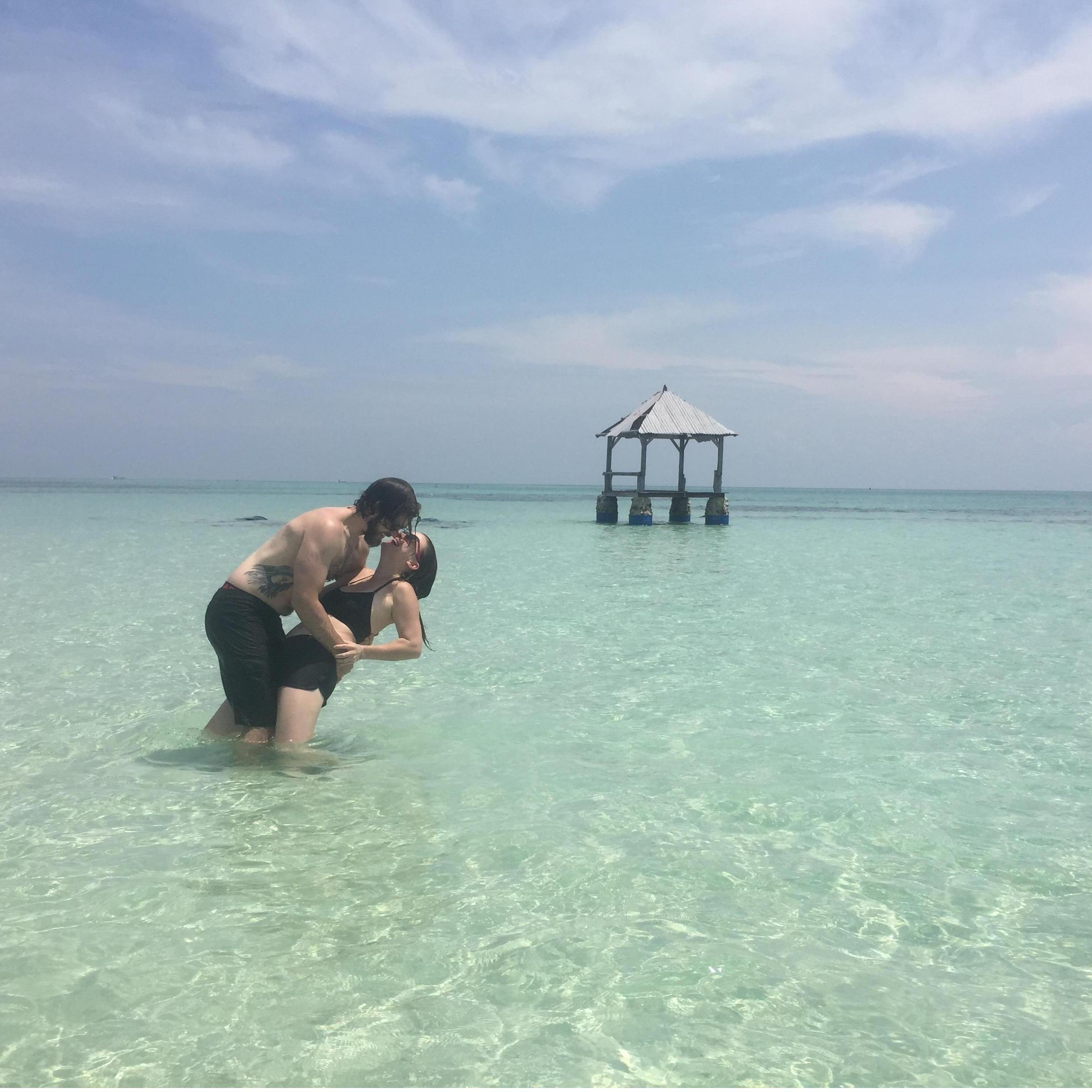 Our first snorkeling trip in Nusa Lembongan. Later that night we all (except Harper) found ourselves a nice shade of red. 2016