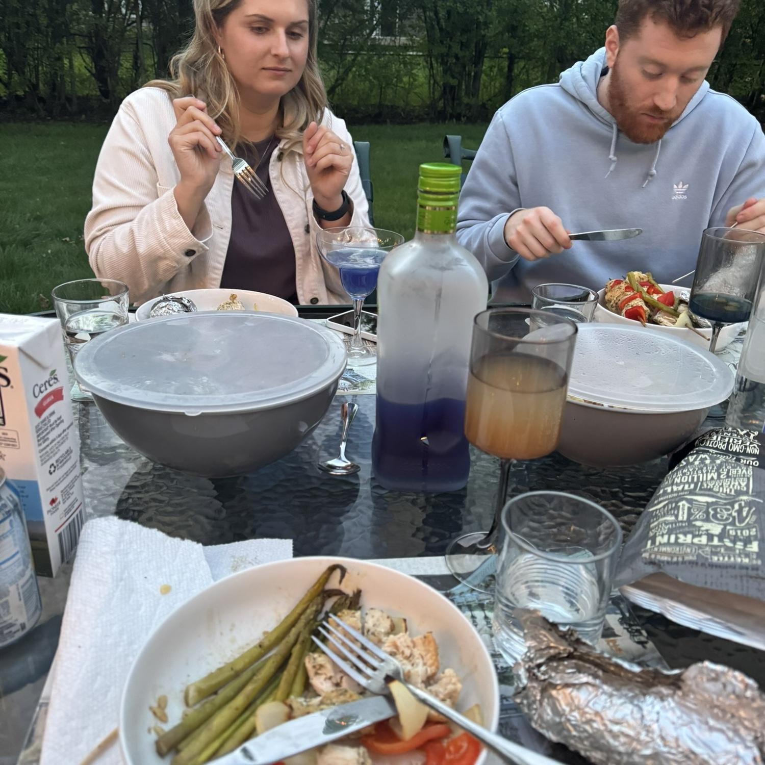 One of our many girls night. This one turned into a mess, the margarita was drank, 2 glasses were broken, a foot was broken. 
The culprit ? High School Musical.