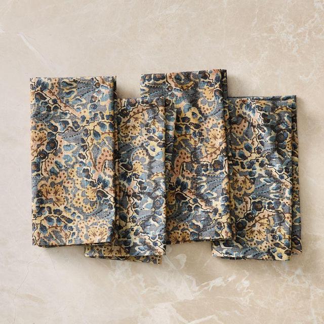 Posey Floral Napkins, Multi, Set of 4
