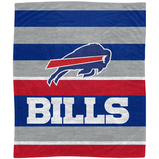 Buffalo Bills 50'' x 60'' Stripe Flannel Fleece Blanket