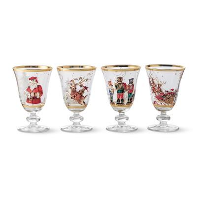 Twas the Night Goblets Mixed, Set of 4