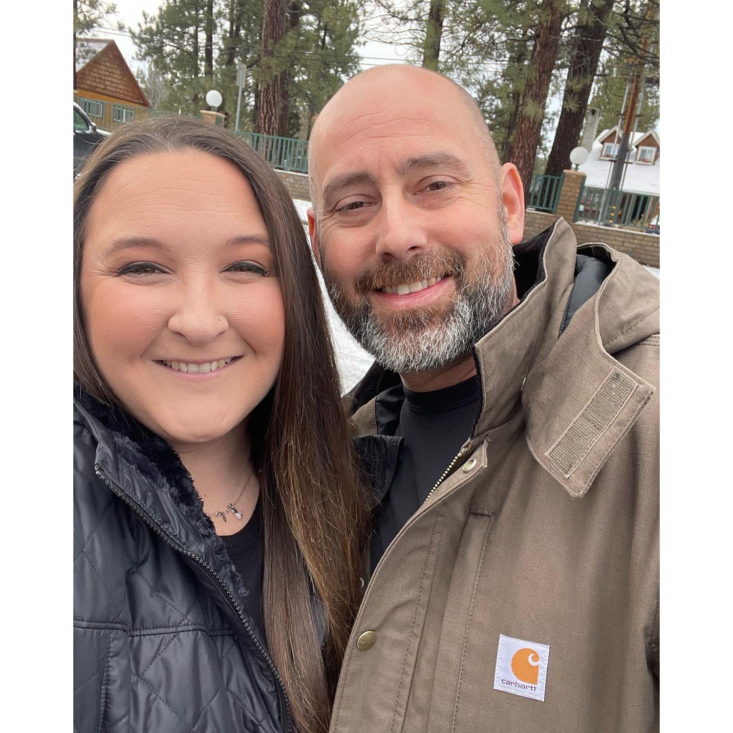 We went to Big Bear together and brought Alan's daughter with us for the weekend to see snow for the first time.