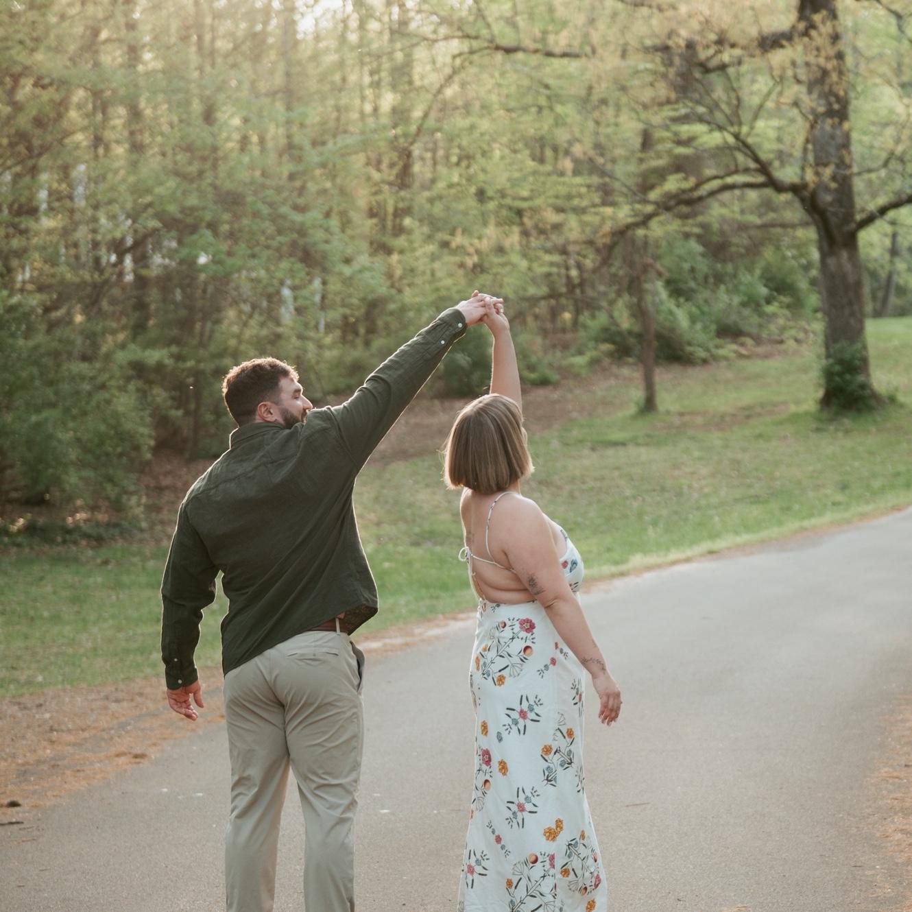 Engagement pictures where we met! Maryville College