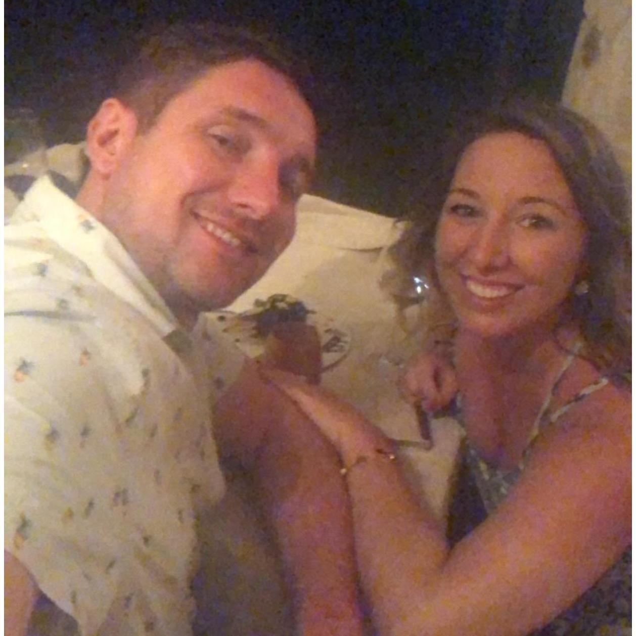 Bri's 35th birthday dinner in Mexico
