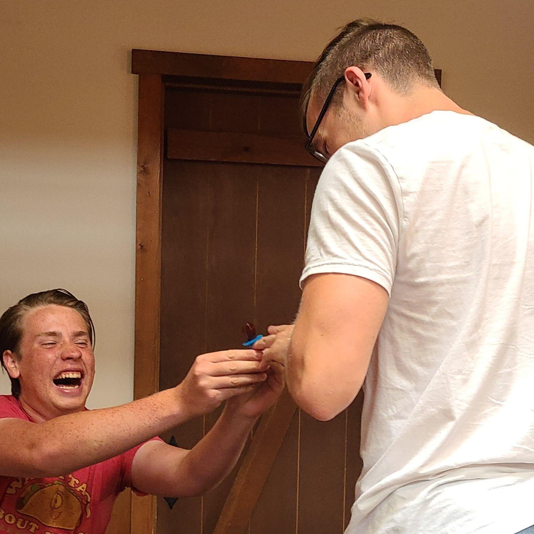 Yes, Caleb did indeed propose to Micah before Micah proposed to me haha