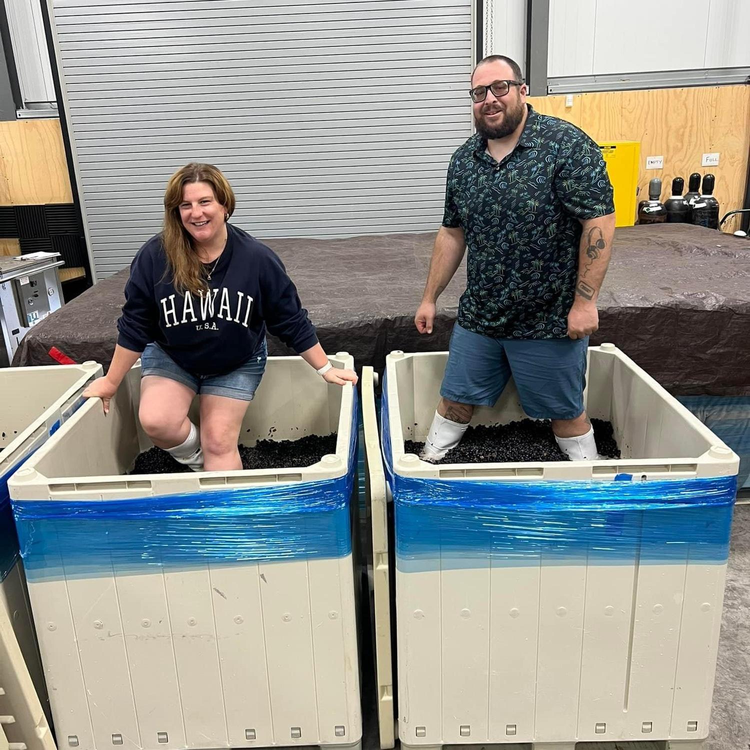 Stomping grapes at Verde in Gilroy, California!
September 2023