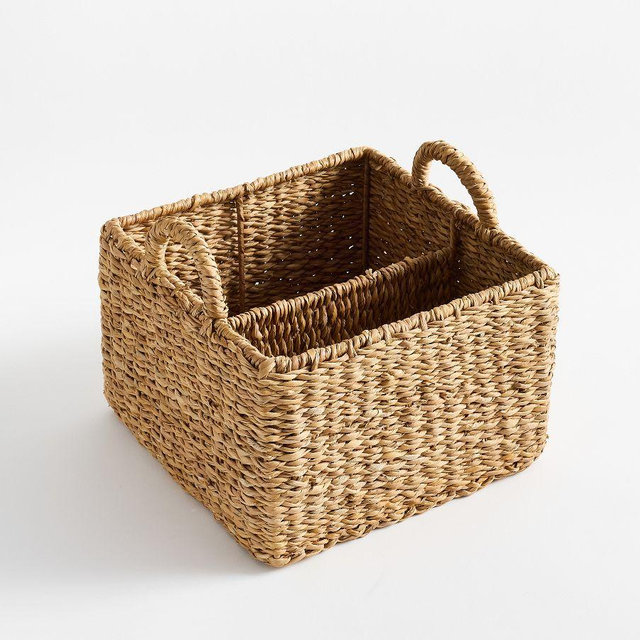 Safi Divided Handled Basket Tall