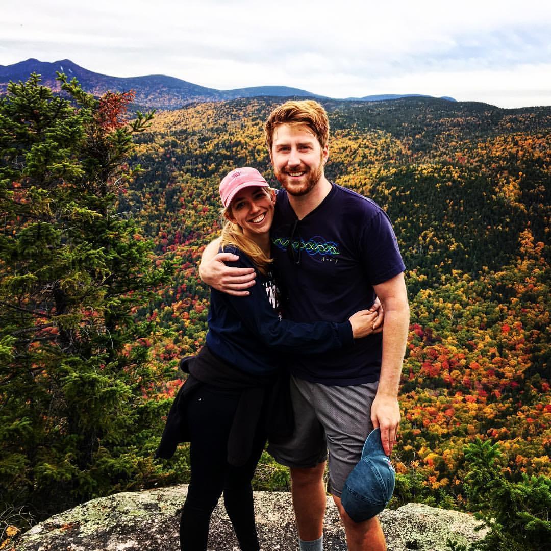 Loving the New England foliage with our friends, Demetri and Kendra