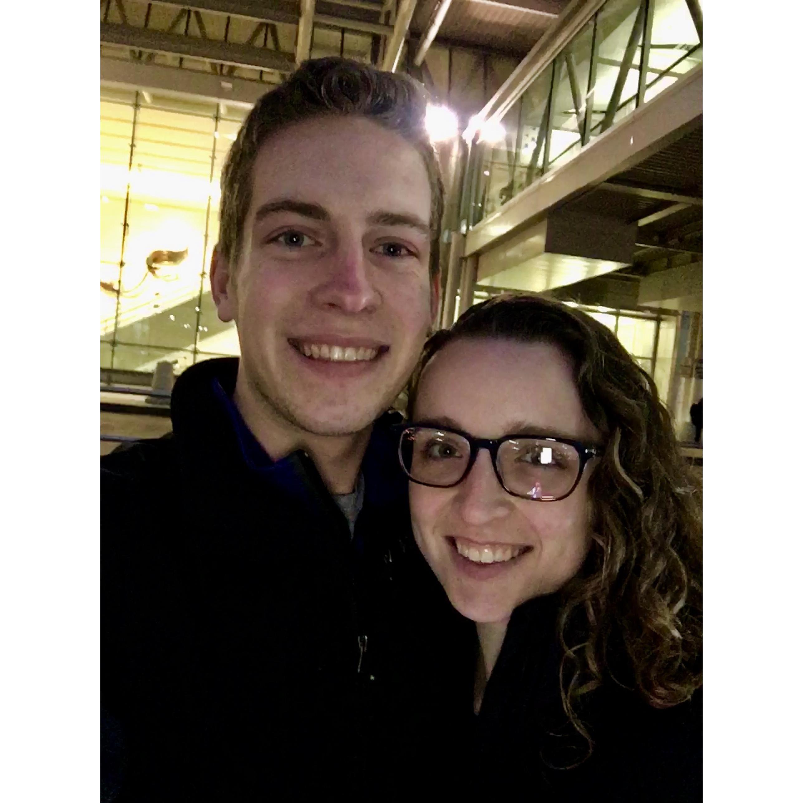 One of many airport goodbye photos