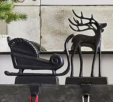 Santa's SLEIGH Stocking Holder