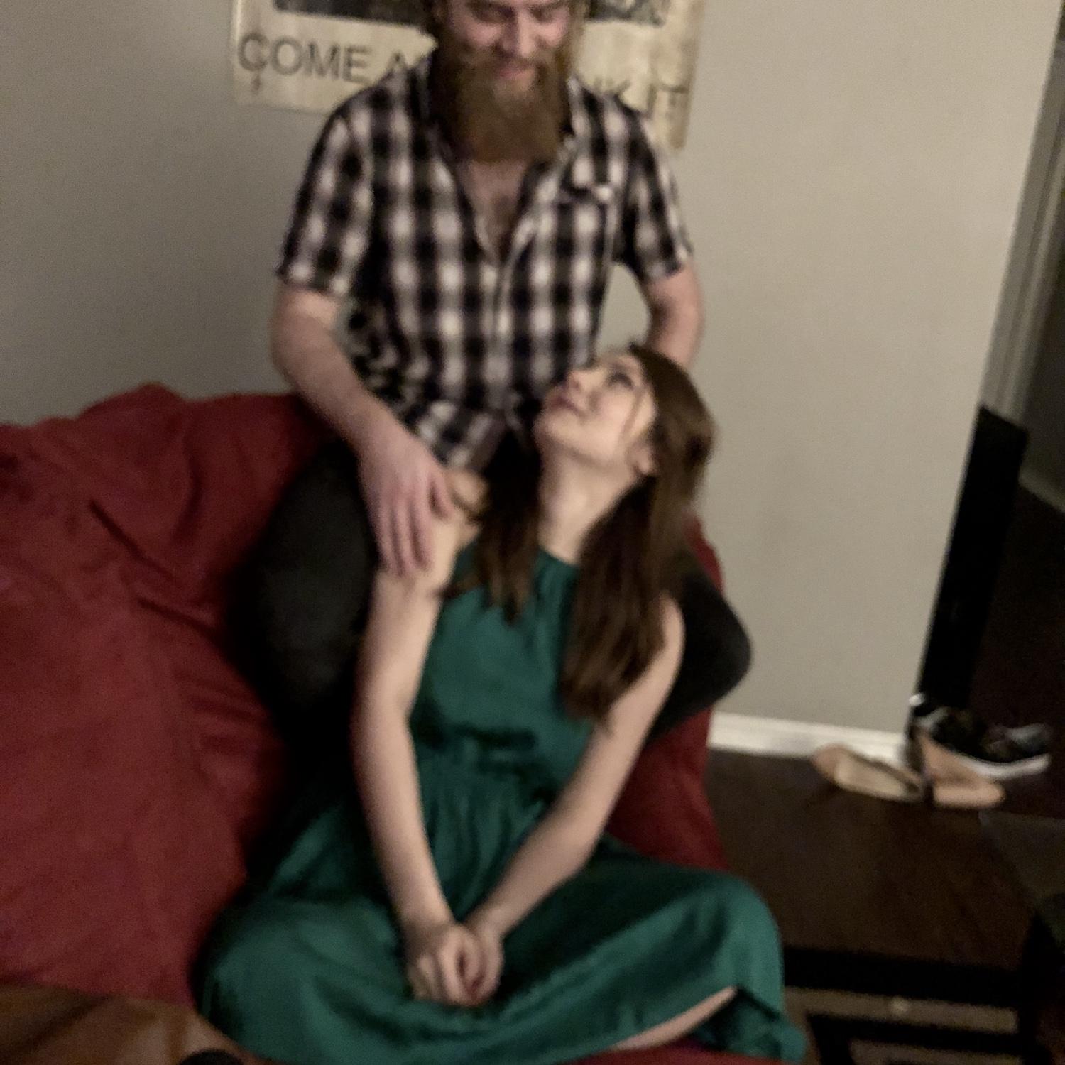 One of our first nights as a couple :)