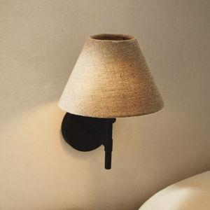 LAMP | LINEN LAMPSHADE WALL SCONCE