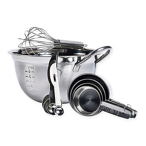 Tabletops Unlimited® 10-Piece Stainless Steel Mix and Measure Set