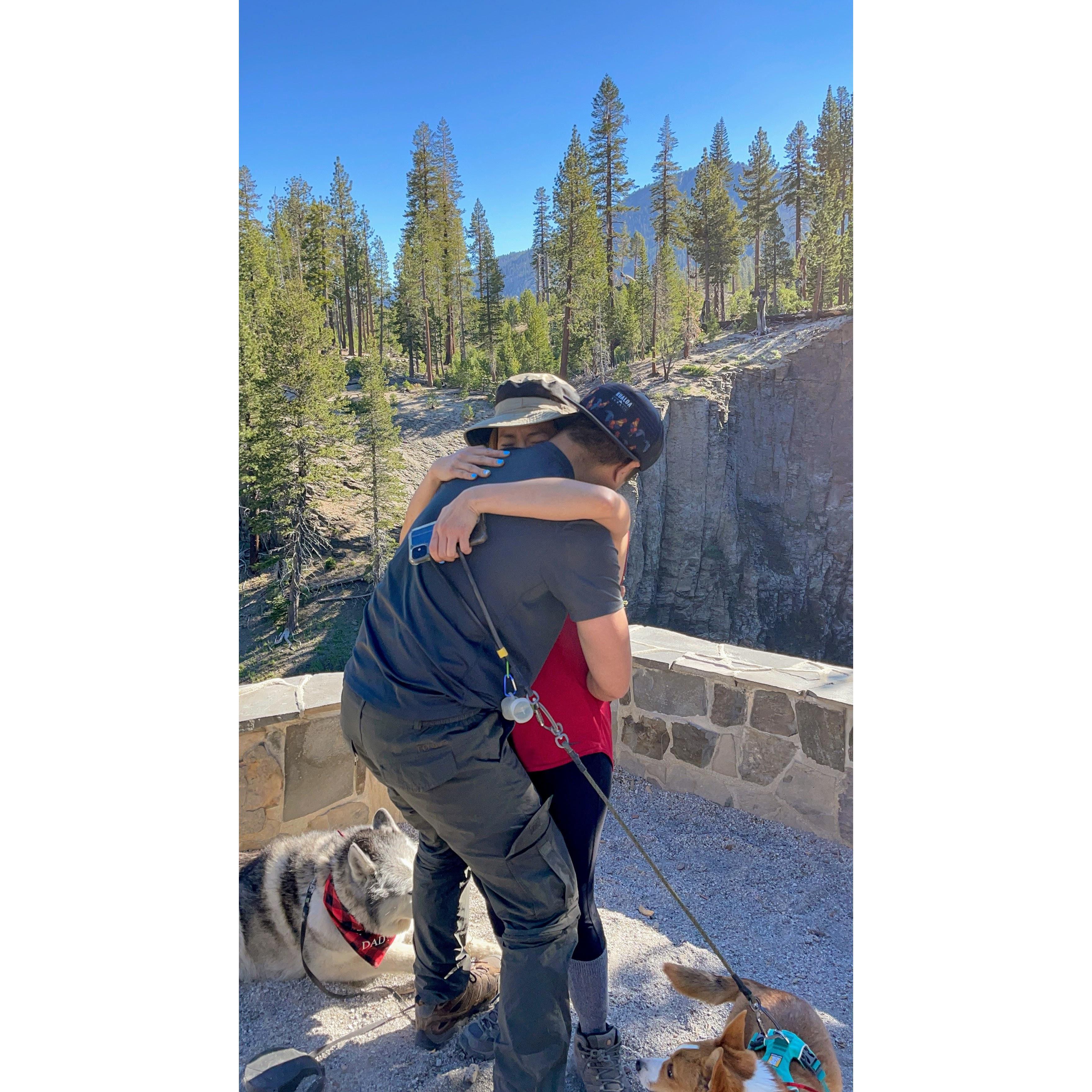 Of course she said YES!!!