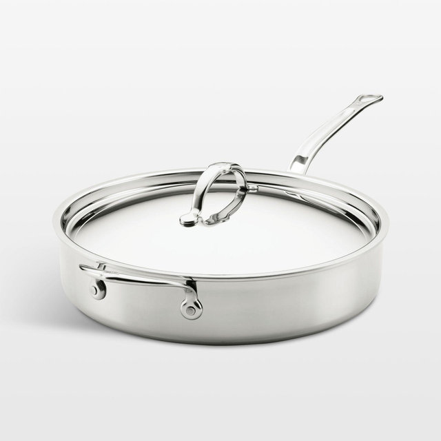 Hestan Probond Luxe 5-Qt. Stainless Steel Saute Pan with Lid