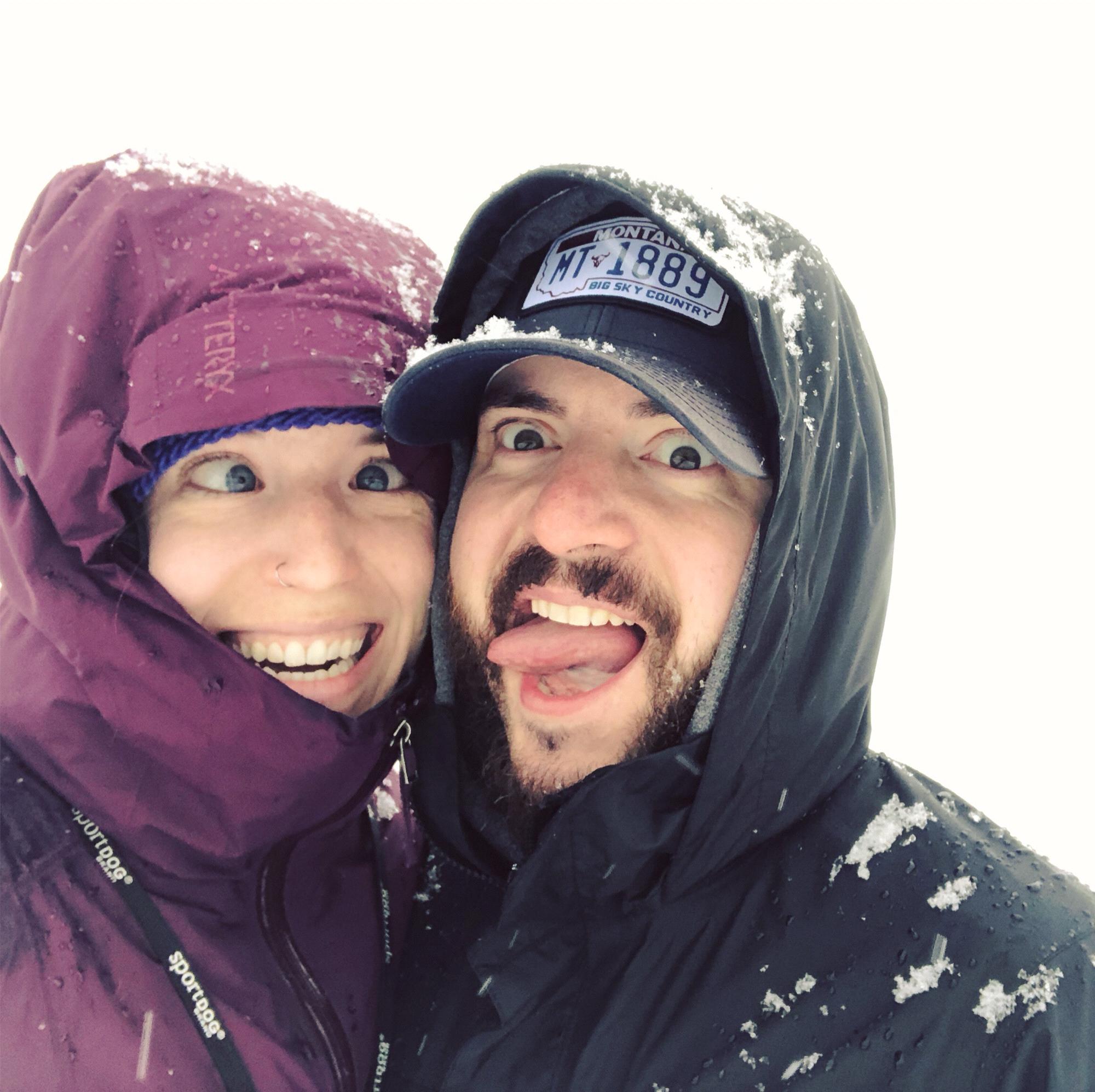 We love to take the dogs out on hikes, no matter what the weather is doing!