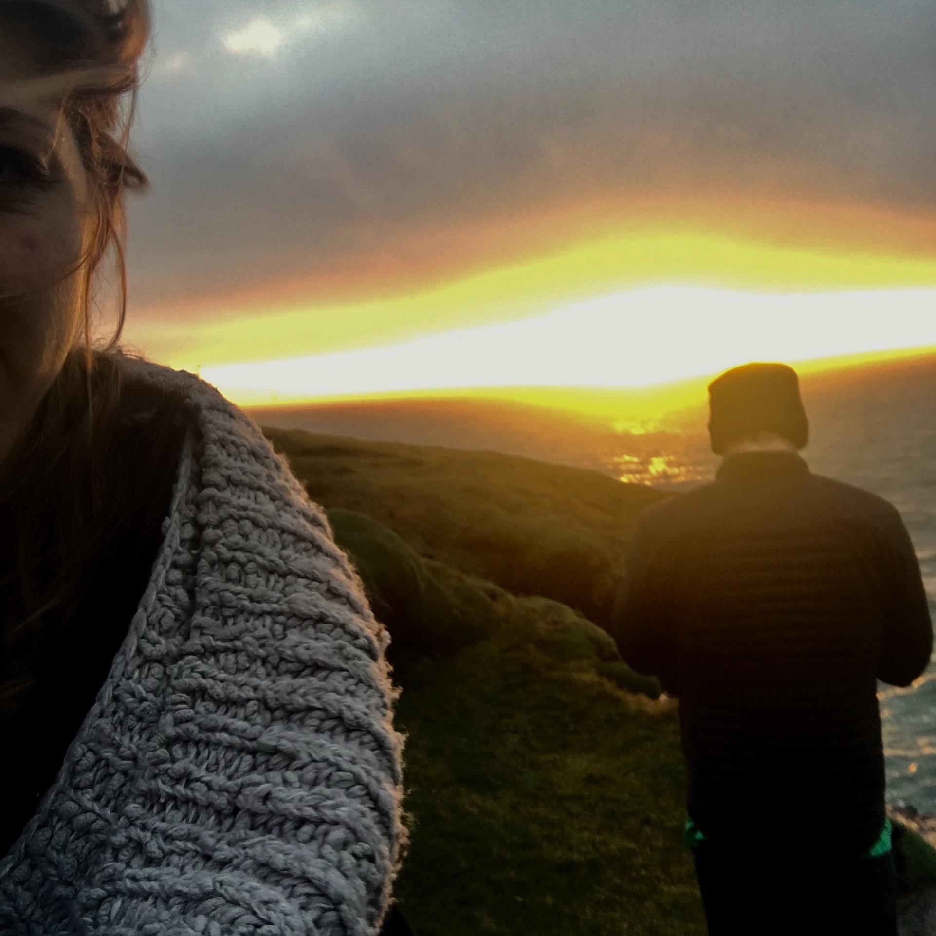 Sunset on Cliffs of Kilbaha