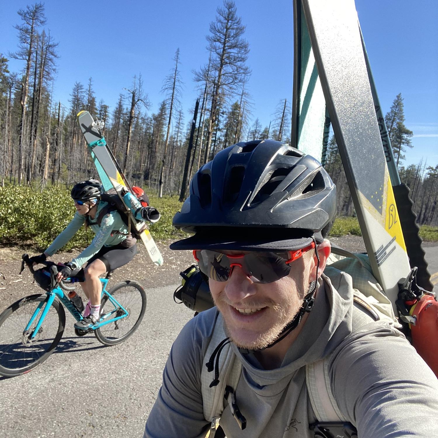 Bike to ski to bike but the bike part.
