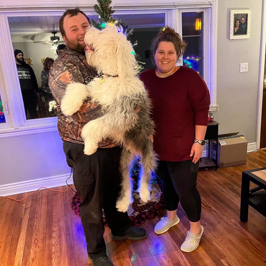 Our first Christmas in our home + Gunther!