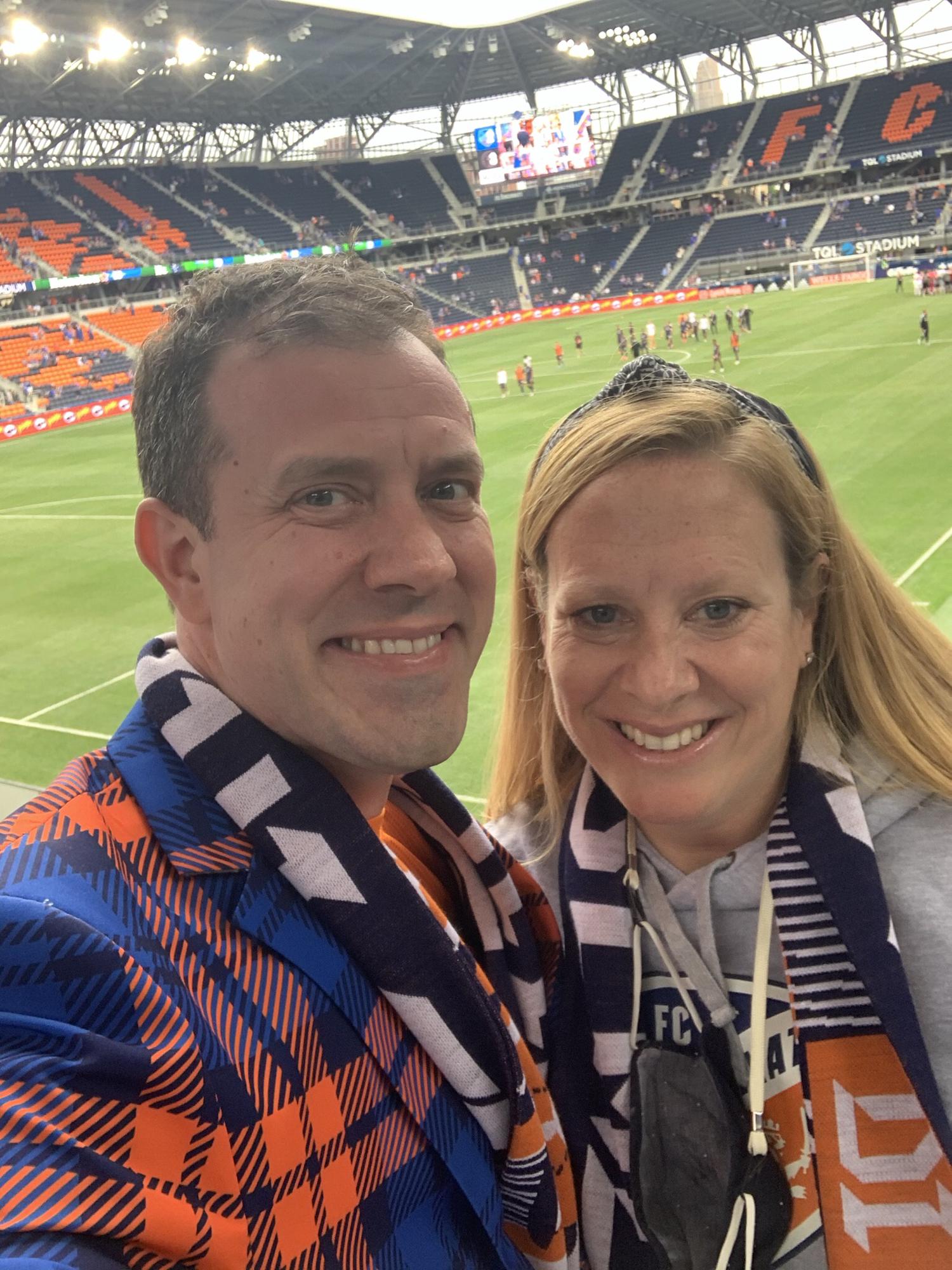 First match at the new stadium