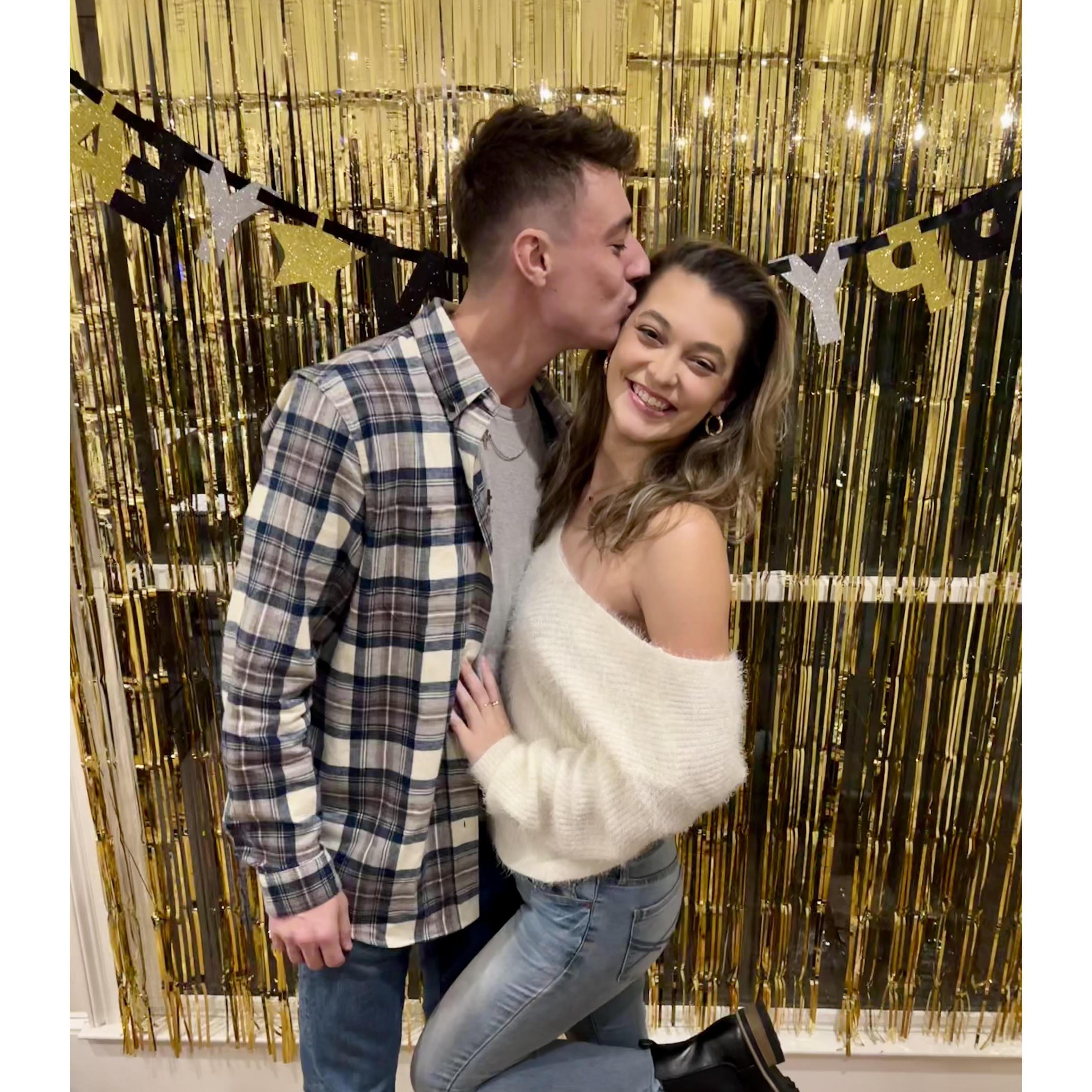 Ringing in the new year together