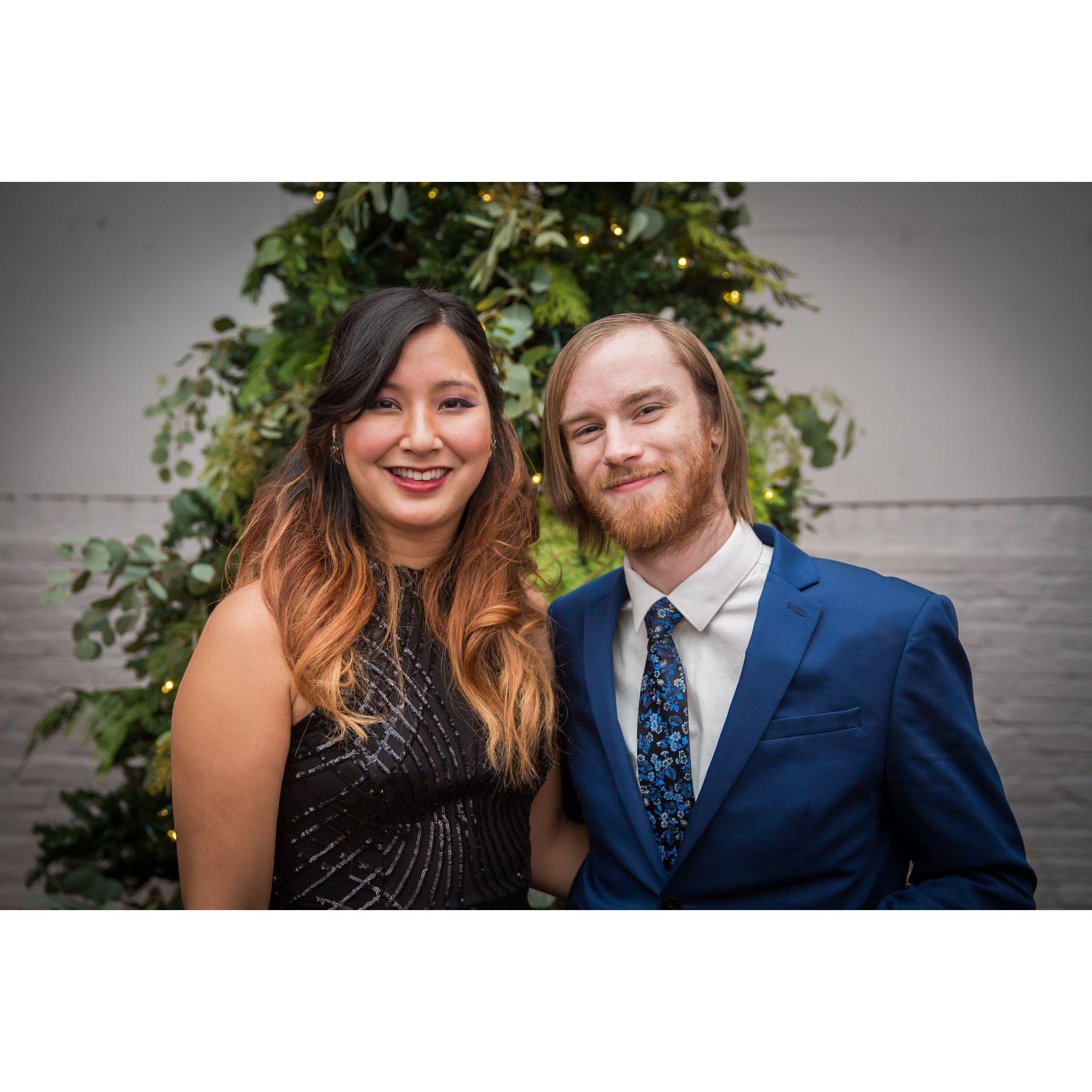 At a friend's wedding