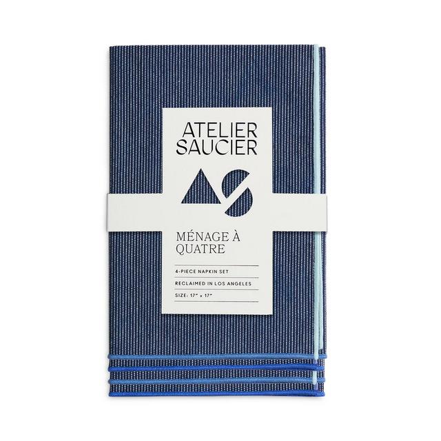 ATELIER SAUCIER Ocean Mist Napkins, Set of 4