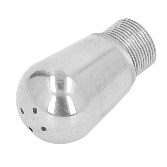 TOPINCN Steam Nozzle Tip Spout 4 Hole for 8 Series Coffee Machine Stainless Steel Coffee Maker Steam Nozzle Milk Foam Spout Replacement
