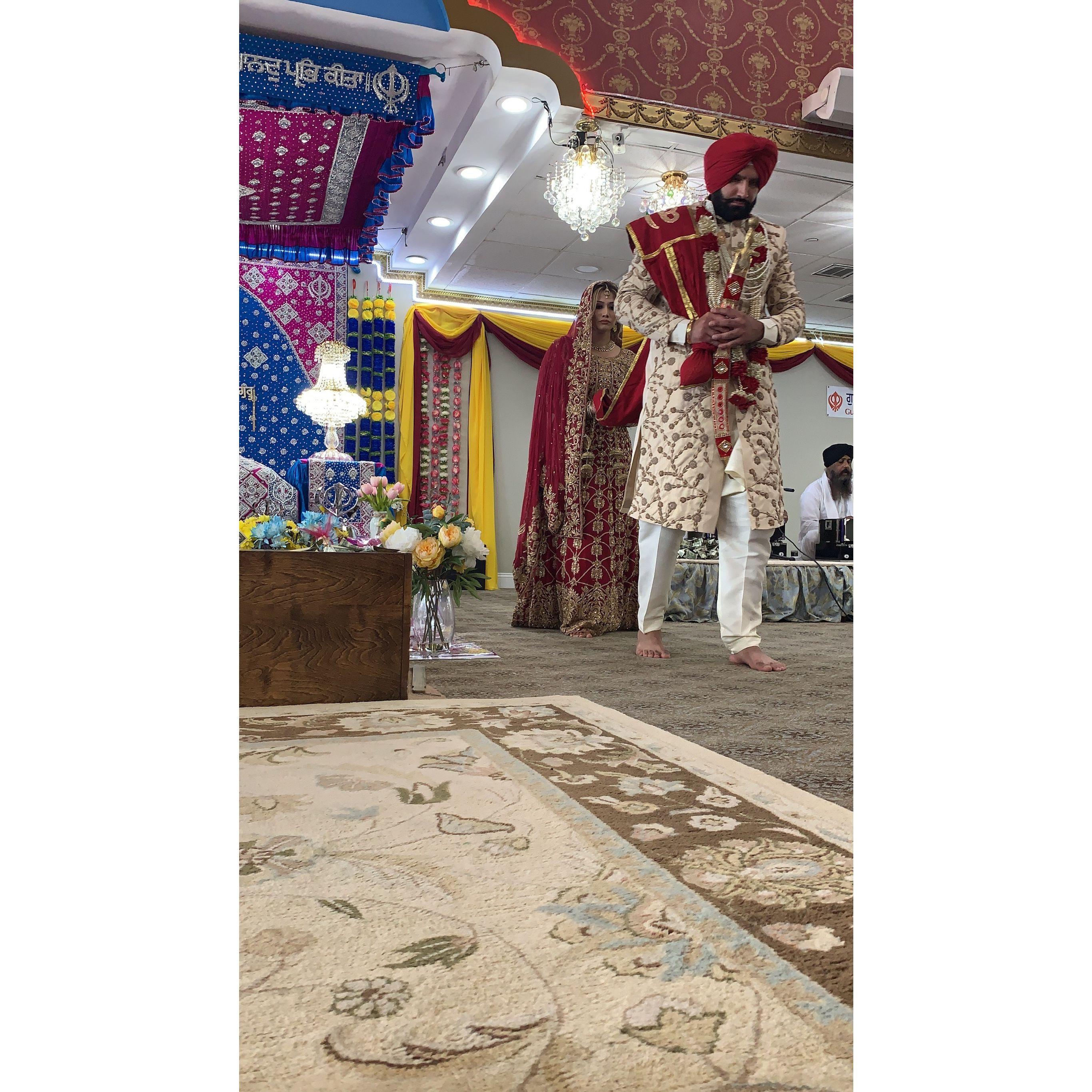 Anand Karaj - ceremony