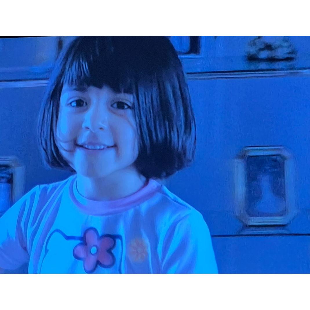 A young bowl-cut Karla!