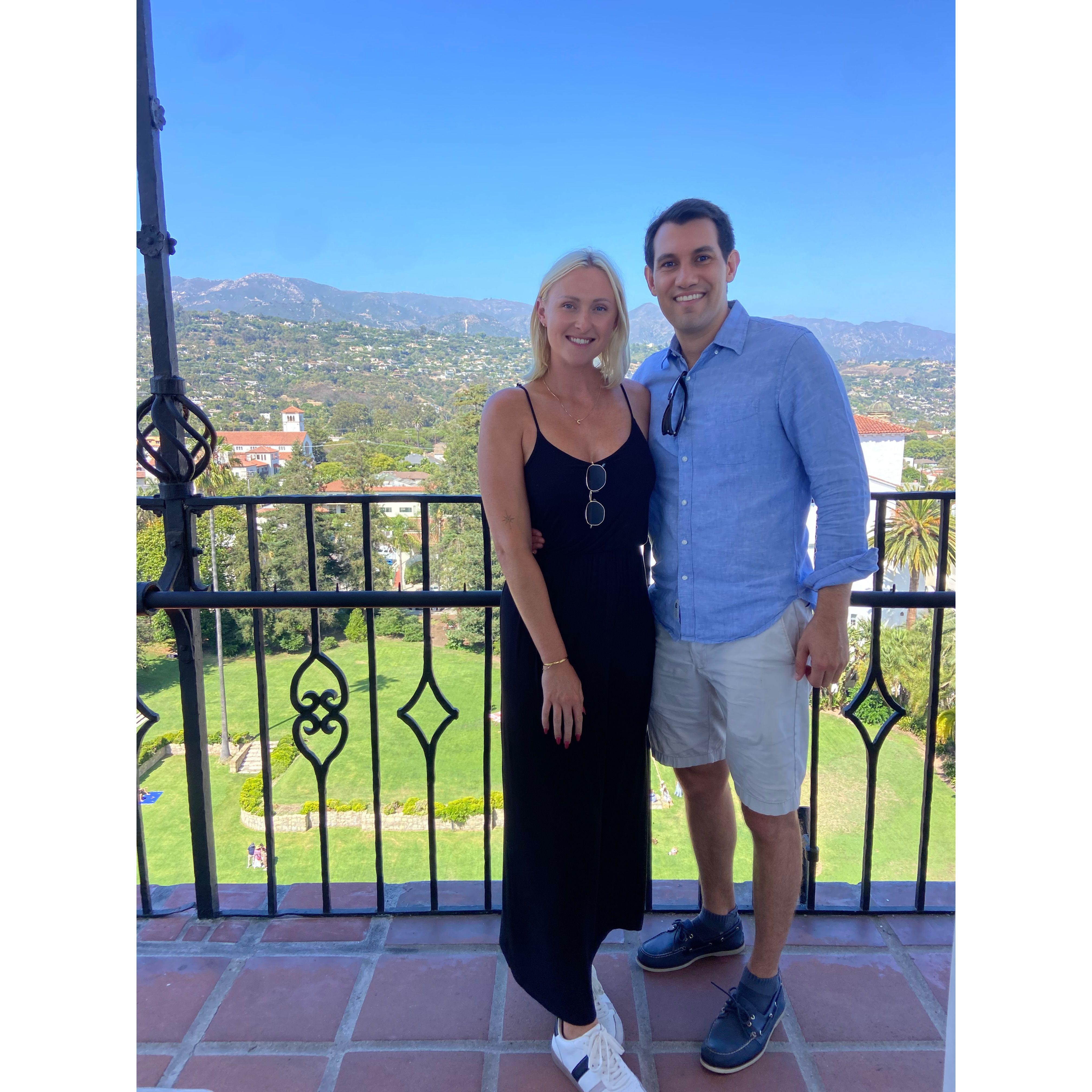 Our first trip to Santa Barbara. Also the day we said "I love you" for the first time.