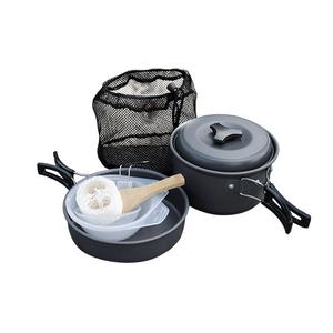 Camping Cookware, Camping Equiment with 9pcs Lightweight Aluminium