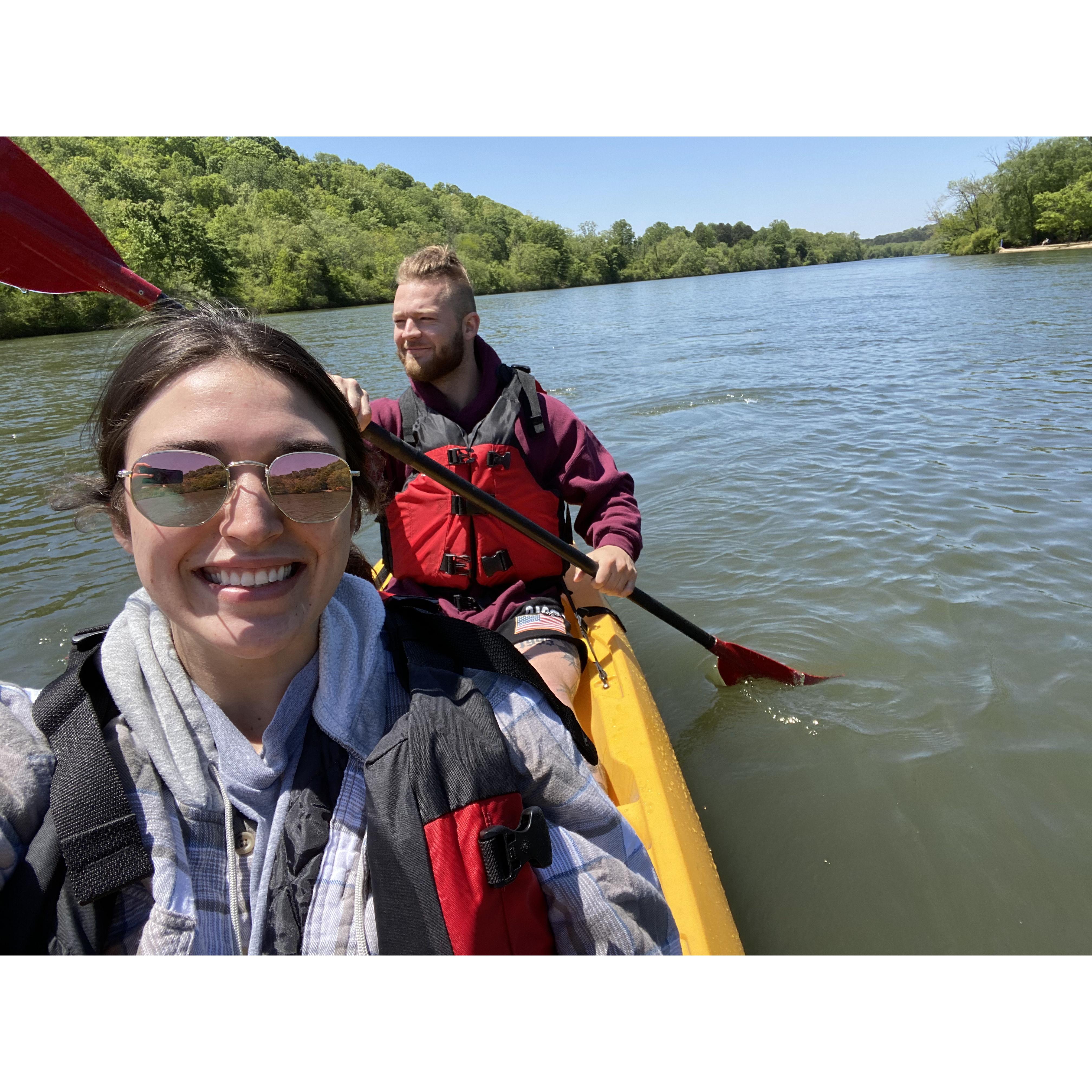 When we attempted to kayak the Chattahoochee