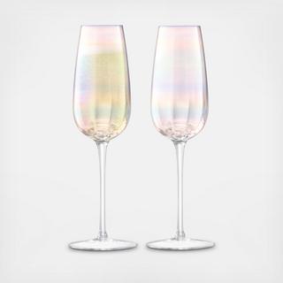 Pearl Champagne Flute, Set of 2