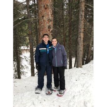 Snowshoeing outside Denver