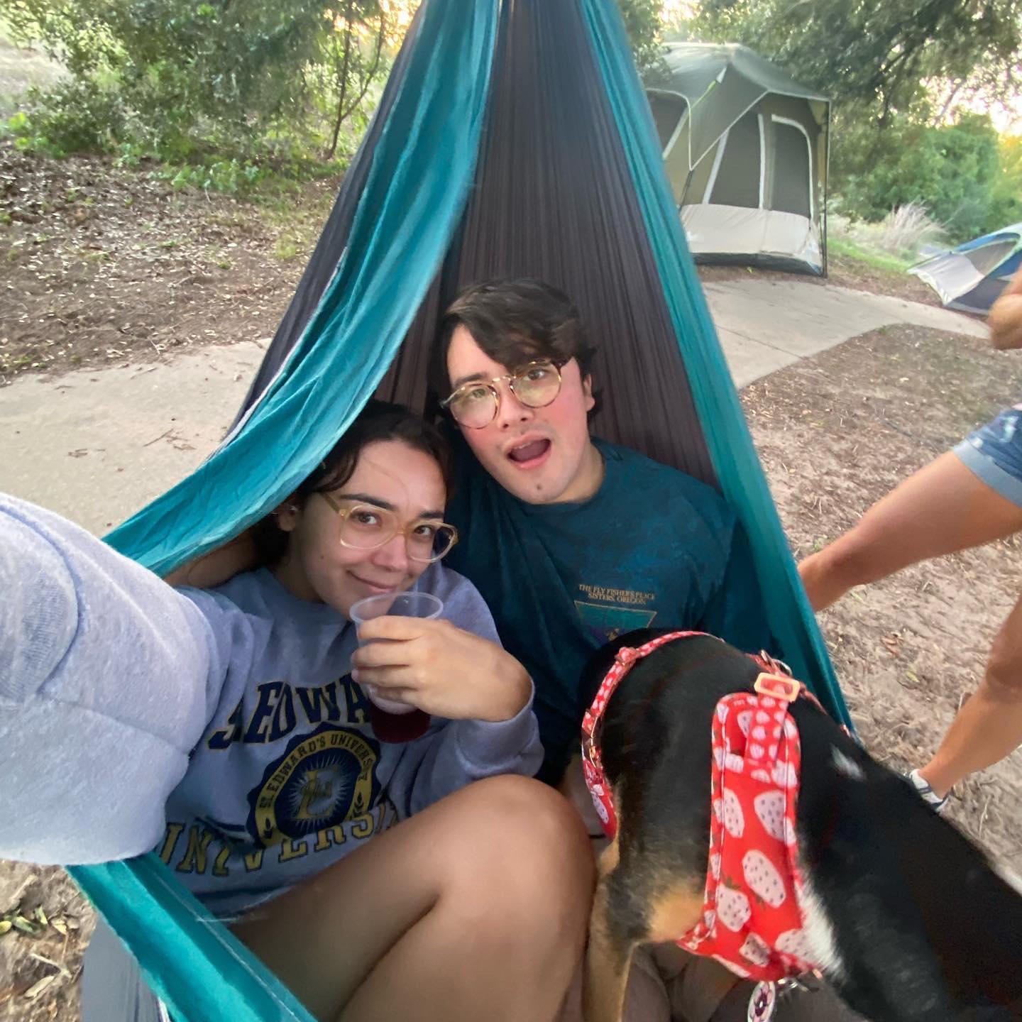 Just another family photo with Tulip desperately trying to get out of it