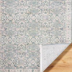 Olive Flowers 8 x 10 Persian Area rug