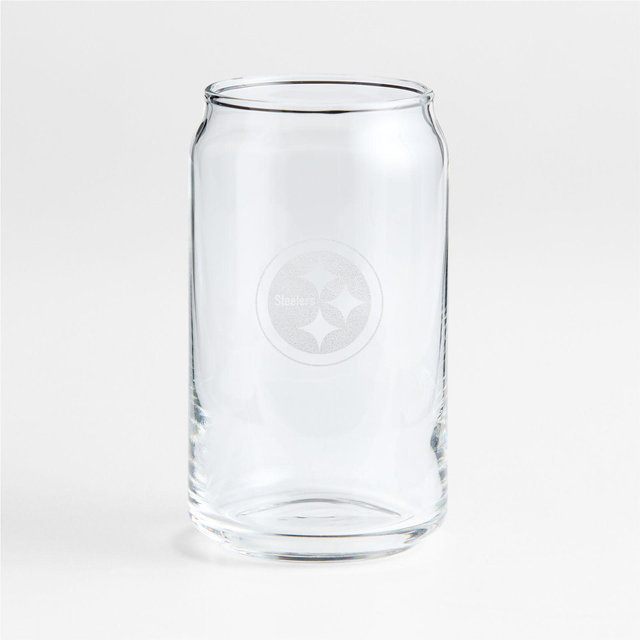 NFL Pittsburgh Steelers Beer Can 16-Oz. Glass, Set of 4