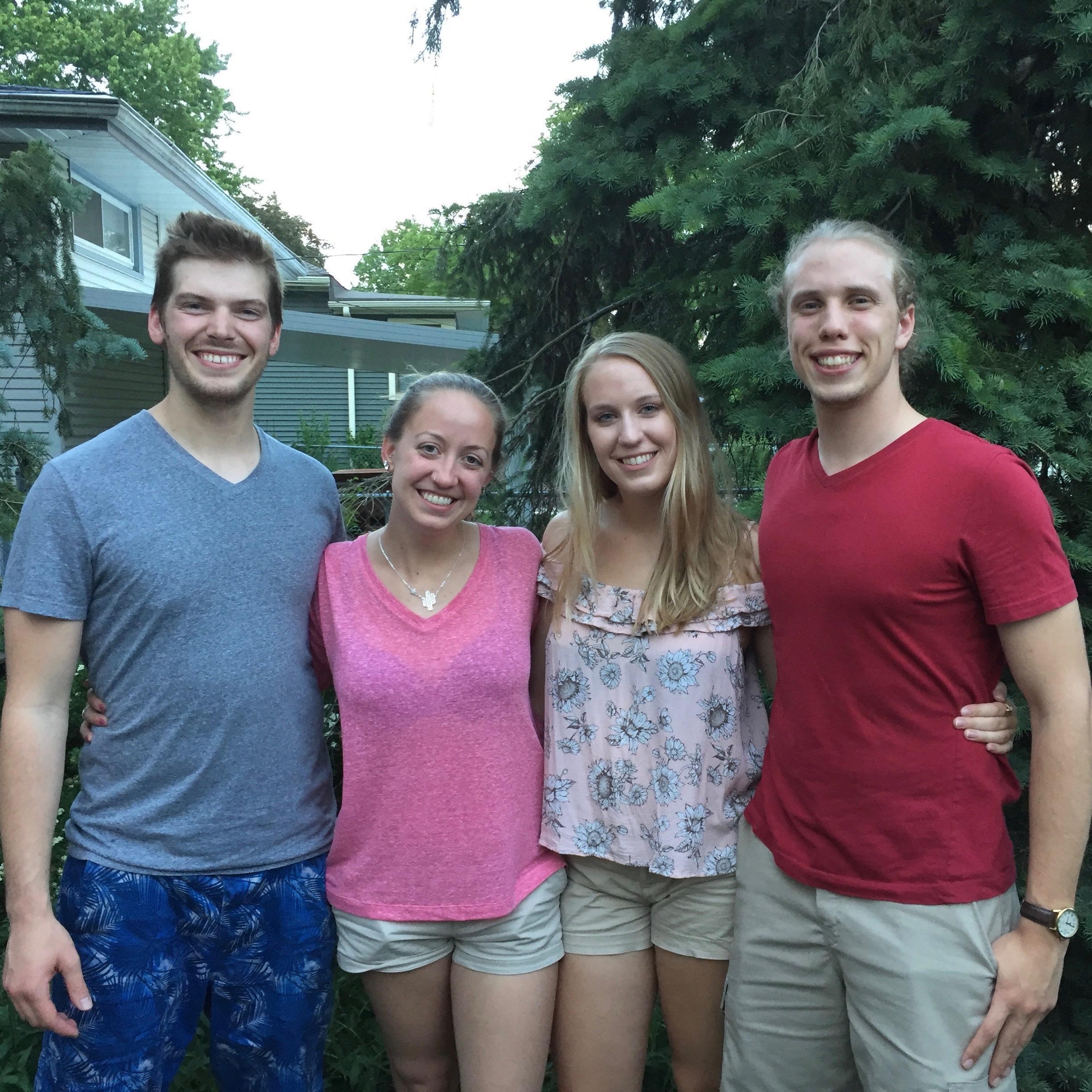 Erika's college graduation party (2017).