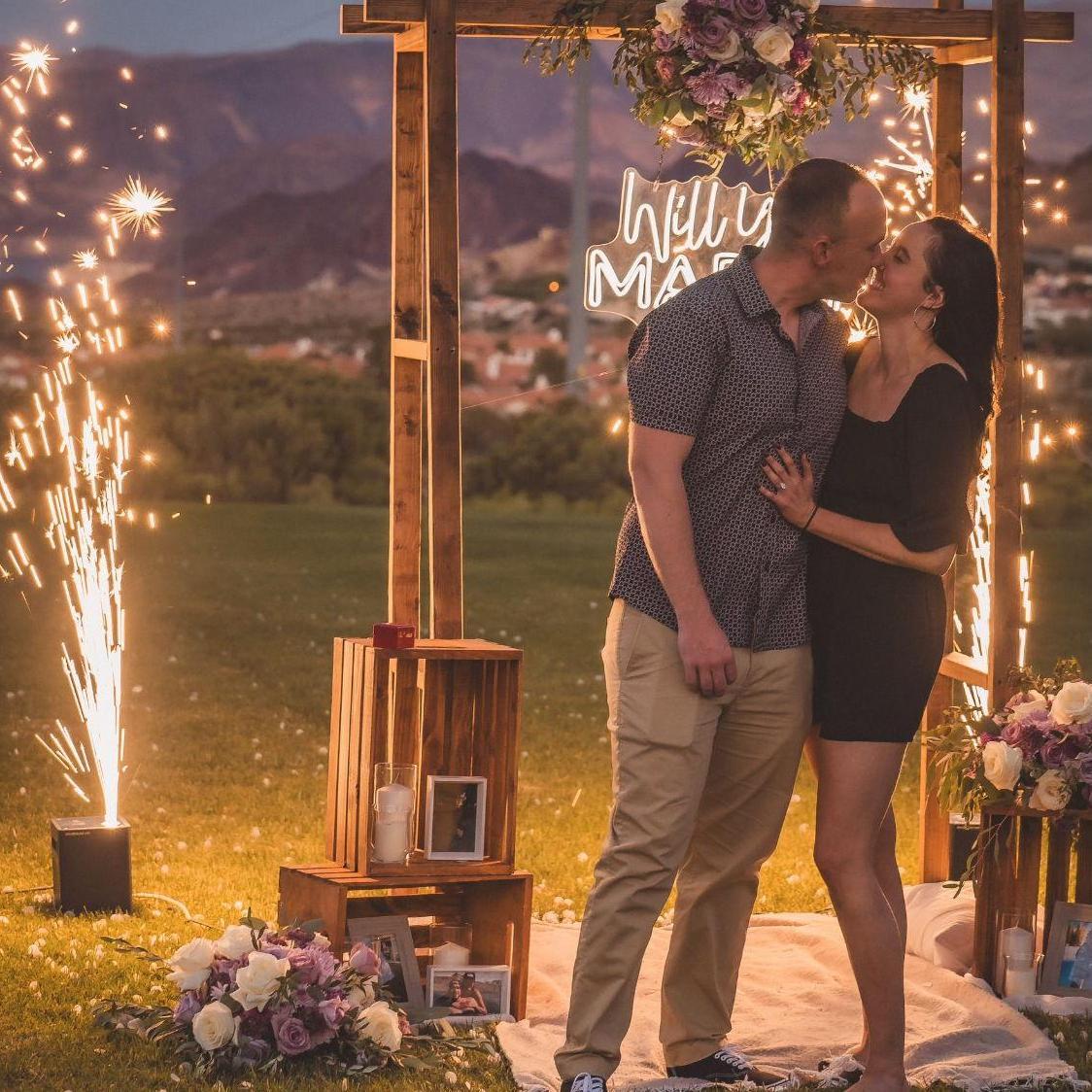 She said yes!
